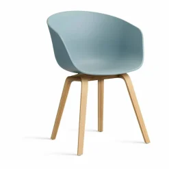 New HAY About a Chair 22 stol Dusty blue-lackerat ekstativ