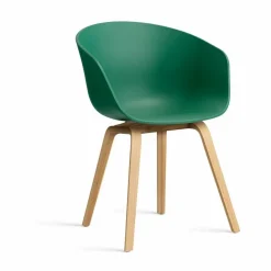 HAY About a Chair 22 stol Teal green-lackerat ekstativ
