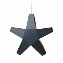 SMD Design Advent Stjärna Adventsstjärna grå 40 cm ljusgrå textilsladd