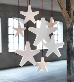 SMD Design Advent Stjärna Adventsstjärna Vit-röd sladd 40 cm