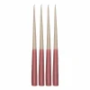 Scandi Essentials Affinity antikljus tvåfärgade 4-pack 32cm Beige-red