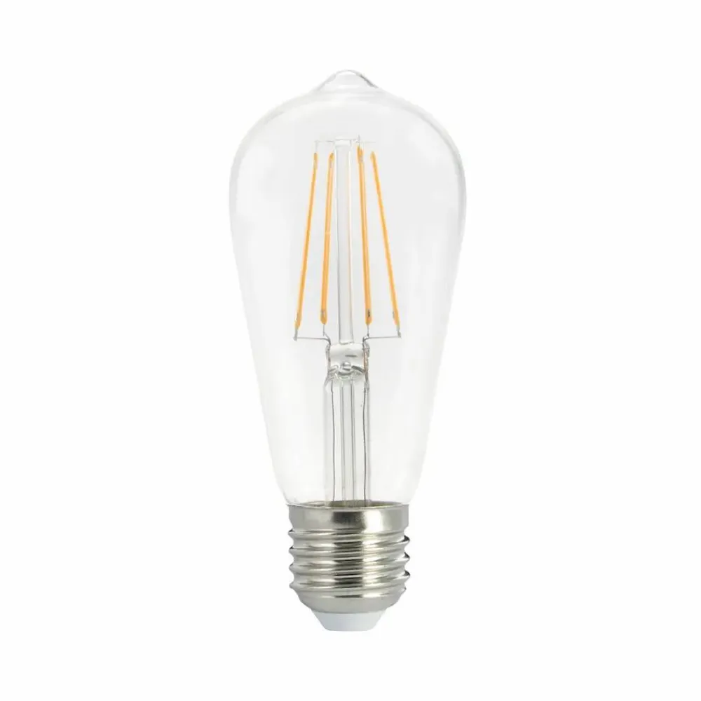 Outlet Airam Filament LED Edison ljuskälla Klar-dimbar-4-filament e27-5w