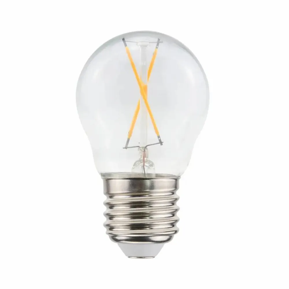 Airam Filament LED-klotlampa ljuskälla klar ej dimbar 2-filament e27 1w