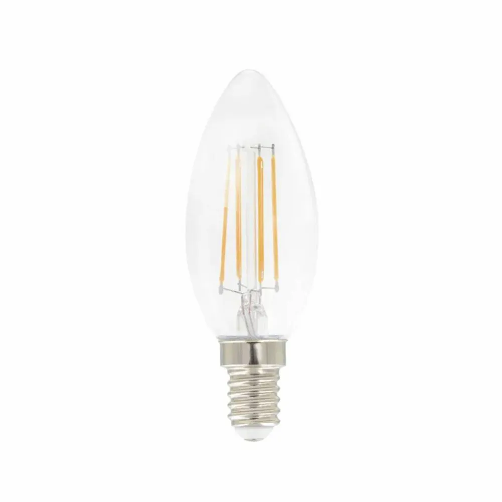 Airam Filament LED kronljus ljuskälla klar med minne e14 5w