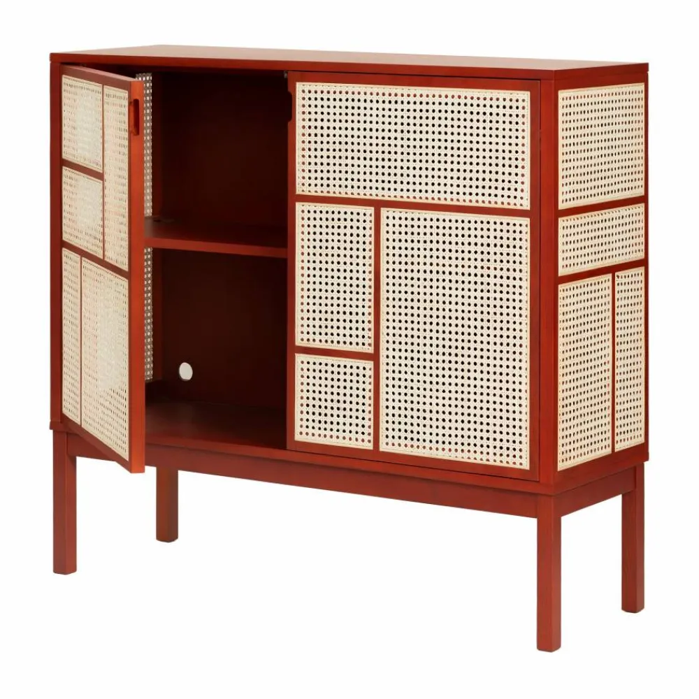 Design House Stockholm Air sideboard Red 120x110 cm med ben