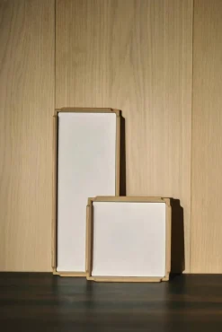 LIND DNA Airy Nupo bricka Pure white-teak slim