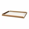 Best LIND DNA Airy teakbricka square L Nupo pure white