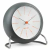 Arne Jacobsen Clocks AJ Bankers bordsklocka Ø11 cm Mörkgrå