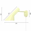 Louis Poulsen AJ vägglampa Soft lemon