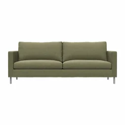 Fogia Alex High 2 5-sits soffa Tyg Hiro Lightgreen-aluminiumben
