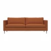 Fogia Alex 2 5-sits soffa Tyg Hiro Rustred-aluminiumben