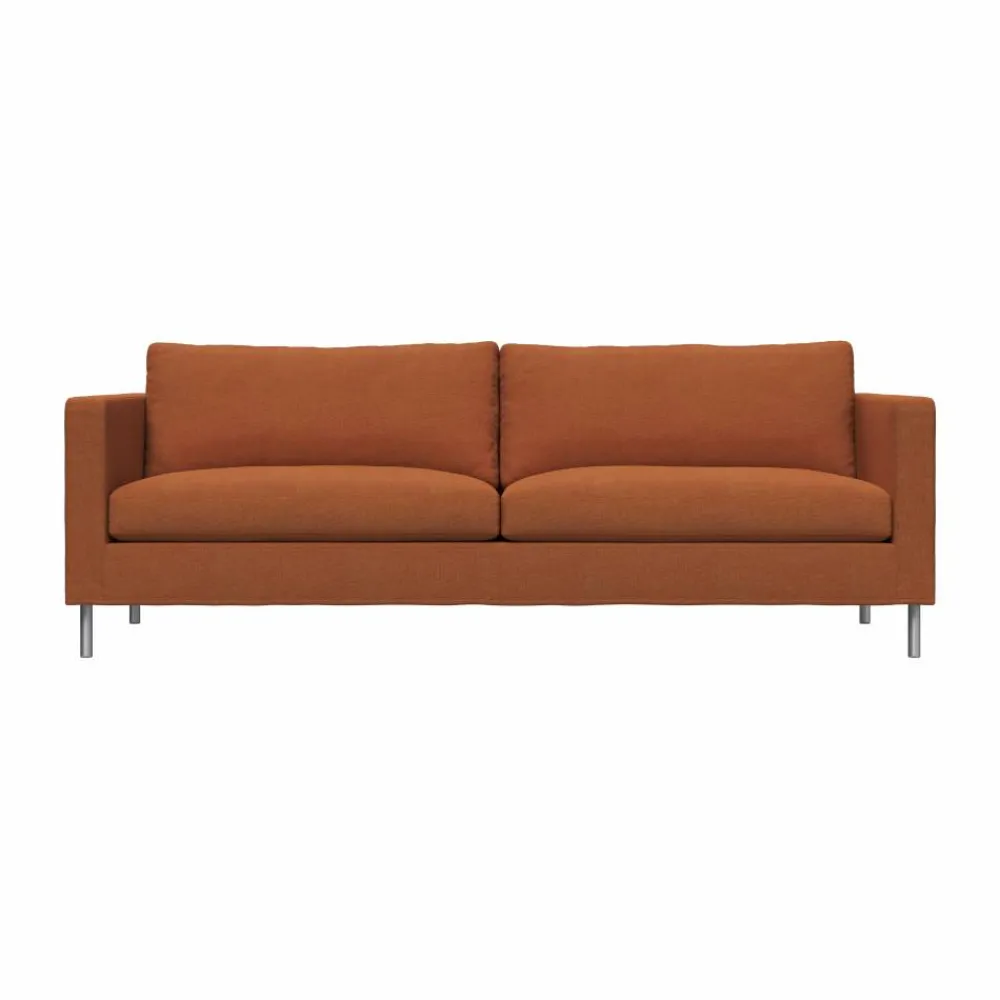 Fogia Alex 2 5-sits soffa Tyg Hiro Rustred-aluminiumben