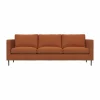 Fogia Alex 3-sits soffa Tyg Hiro Rustred-aluminiumben