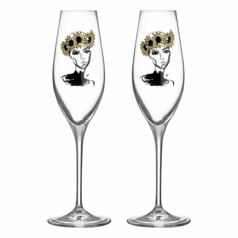 New Kosta Boda All about you champagneglas 24 cl 2-pack Let's celebrate you