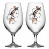 Kosta Boda All about you ölglas 40 cl 2-pack Near you beer (rusty orange)
