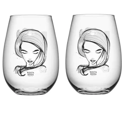 Kosta Boda All about you tumblerglas 57 cl 2-pack need you (vit)