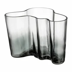 Iittala Alvar Aalto vas Limited Edition 140 mm Klar-mörkgrå