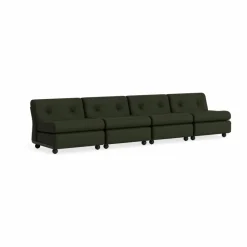 Outlet HAY Amanta soffmodul Bottle green-maglia dark green 4-sits