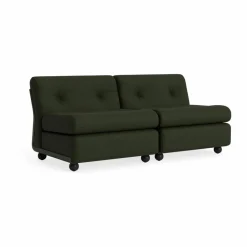 Clearance HAY Amanta soffmodul Bottle green-maglia dark green 2-sits