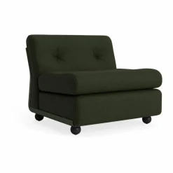 Sale HAY Amanta soffmodul Bottle green-maglia dark green 1-sits/fåtölj