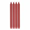 Clearance Scandi Essentials Ambiance kronljus 4-pack 27 cm Dark red