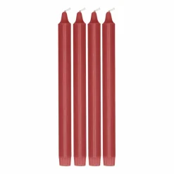 Clearance Scandi Essentials Ambiance kronljus 4-pack 27 cm Dark red