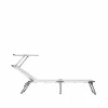 Outlet Fiam Amigo Top solsäng Textaline white-aluminium-sunroof