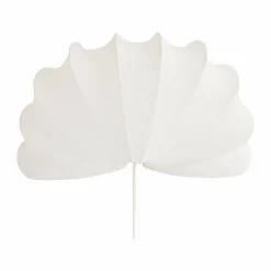 Watt & Veke Anna vägglampa L 54 cm White cotton