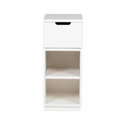 Outlet Mavis Aoko sängbord 72 cm 1 låda Vitlack