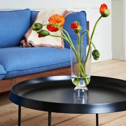 HAY Arbour ECO 2-sits Soffa Dark blue-vaxoljat valnöt