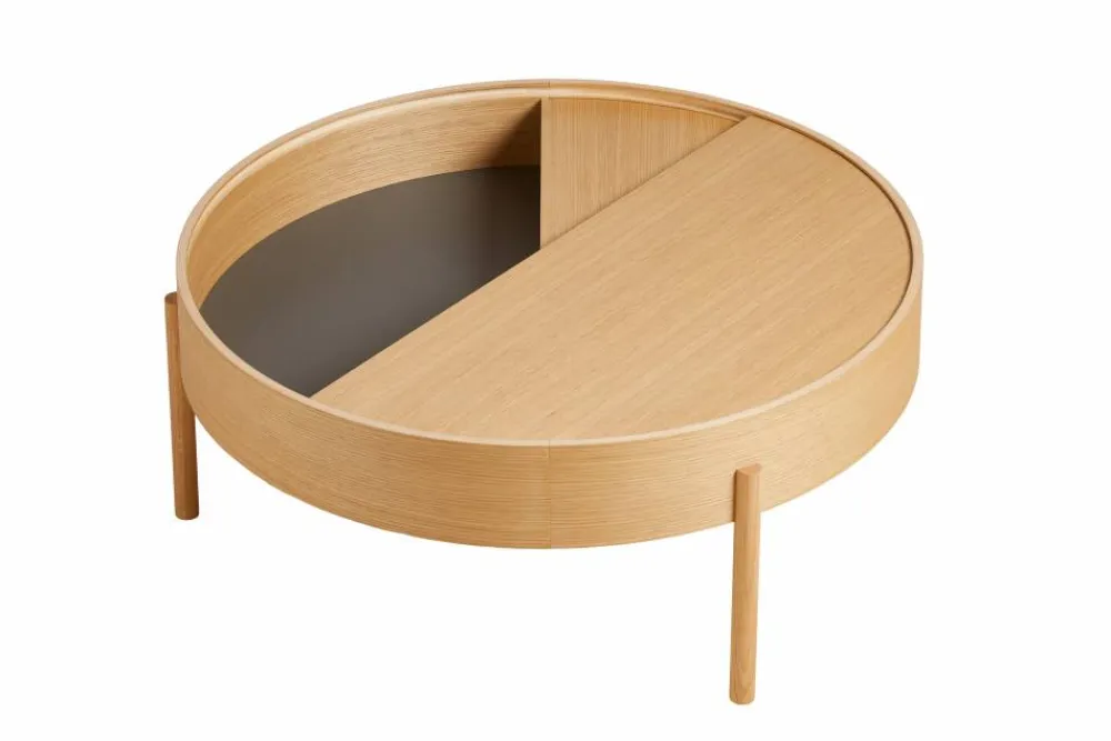 Online Woud Arc soffbord Ø89 cm Oljad ek