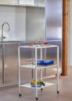 HAY Arcs Trolley High serveringsvagn Eggshell