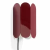 Discount HAY Arcs wall switch vägglampa Auburn red
