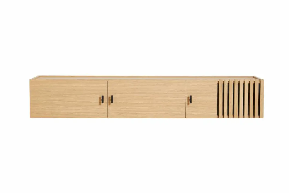 Online Woud Array sideboard väggmonterad 150 cm Vitpigmenterad ek