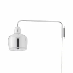 Sale Artek A330S Golden Bell vägglampa Krom-Vit