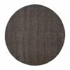 Linie Design Asko matta rund Black Ø240 cm