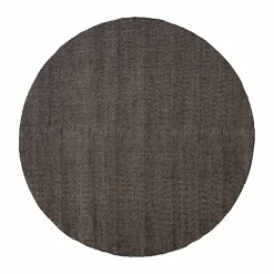 Linie Design Asko matta rund Black Ø240 cm