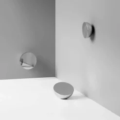 New Works Aura bordsspegel Rostfritt stål