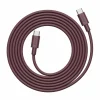 Avolt x Bauhaus-Archiv Cable 1 USB C till USB C Mulberry Red
