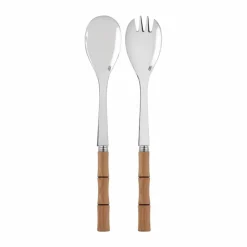 SABRE Paris Bamboo shape salladsbestick 2 delar Light wood laminated