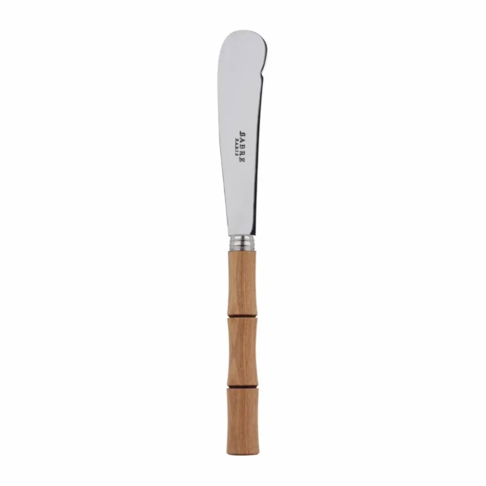 SABRE Paris Bamboo shape smörkniv 16 cm Light wood laminated