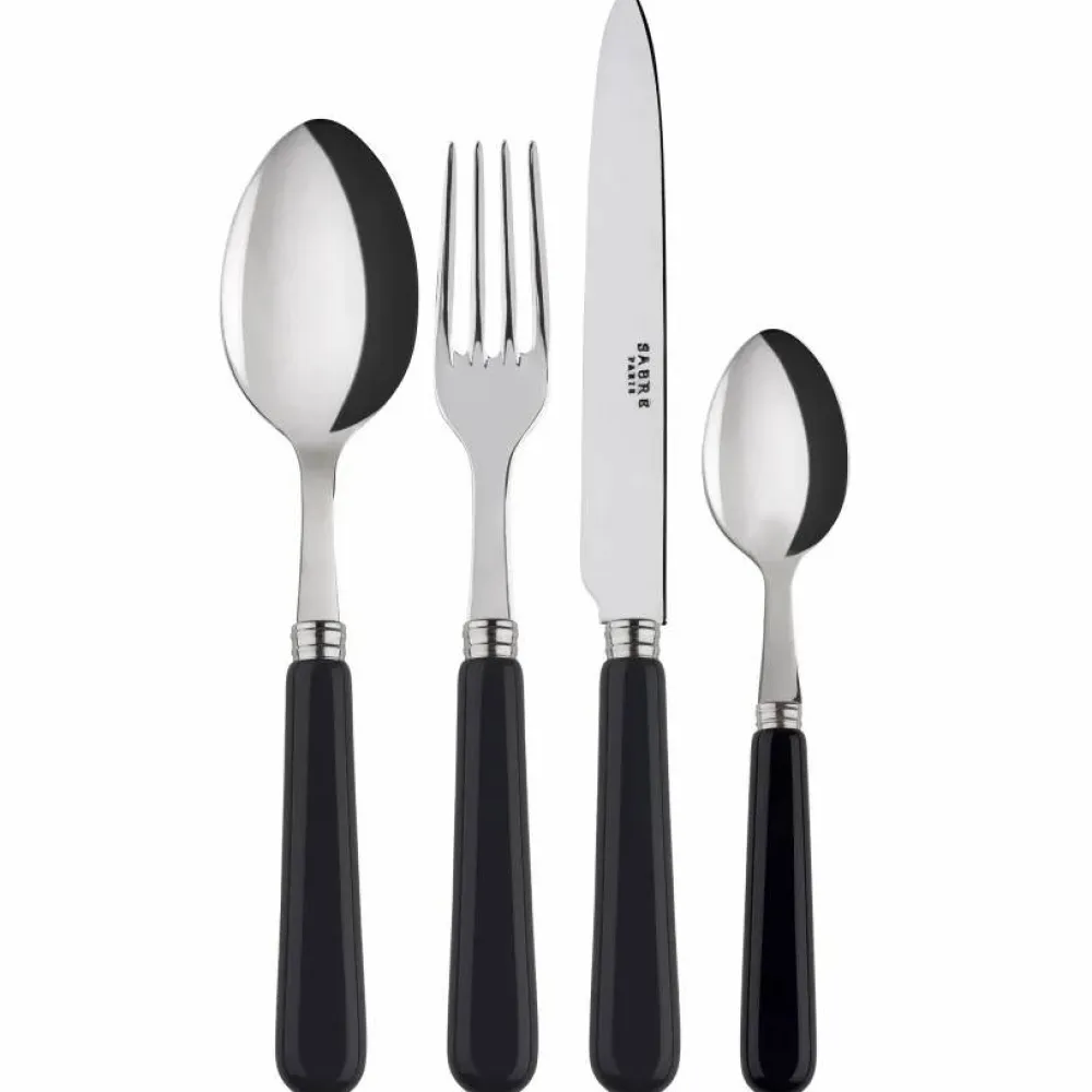 Best SABRE Paris Basic bestickset 24 delar Black