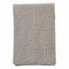Clearance Klippan Yllefabrik Basket bomullsfilt 130x180 cm Grå