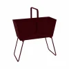Fermob Basket high planteringsbox Black cherry (vinröd)
