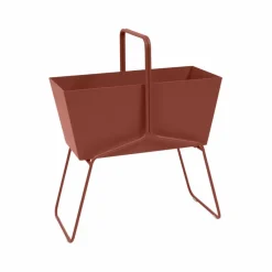 Outlet Fermob Basket high planteringsbox Red ochre (röd)