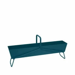 Fermob Basket long planteringsbox Acapulco blue (blå)