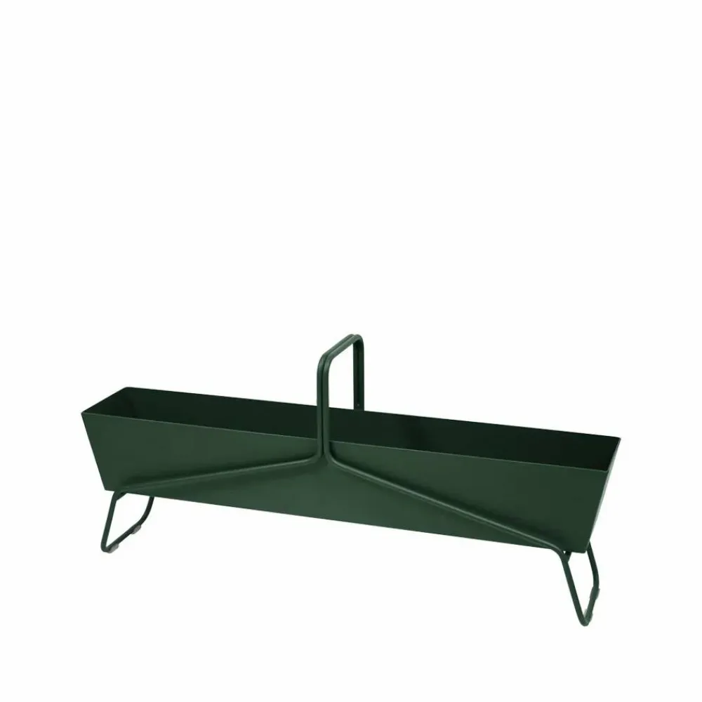 Fermob Basket long planteringsbox Cedar green (grön)