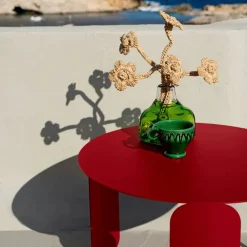 Outlet Fermob Bebop Ø60 bord lågt Willow green (grön)