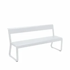 Fermob Bellevie bänk med ryggstöd Cotton white (vit)