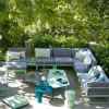 Best Fermob Bellevie Central modulsoffa Clay grey (grå) graphite grey dyna 1-sits